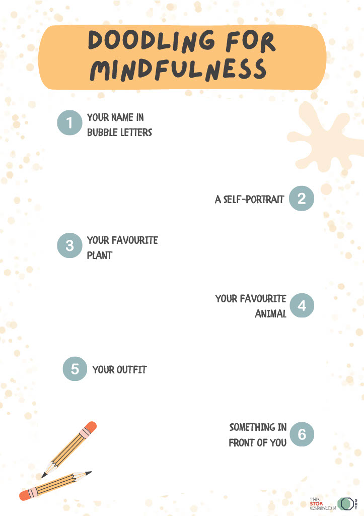 Doodling for mindfulness