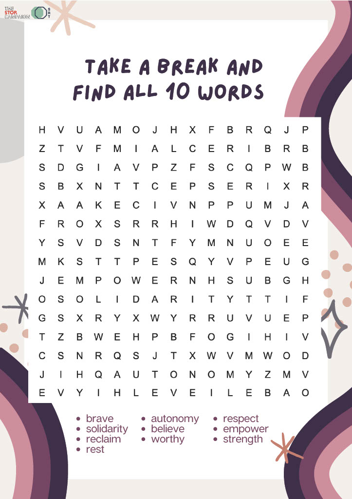 Word search and maze
